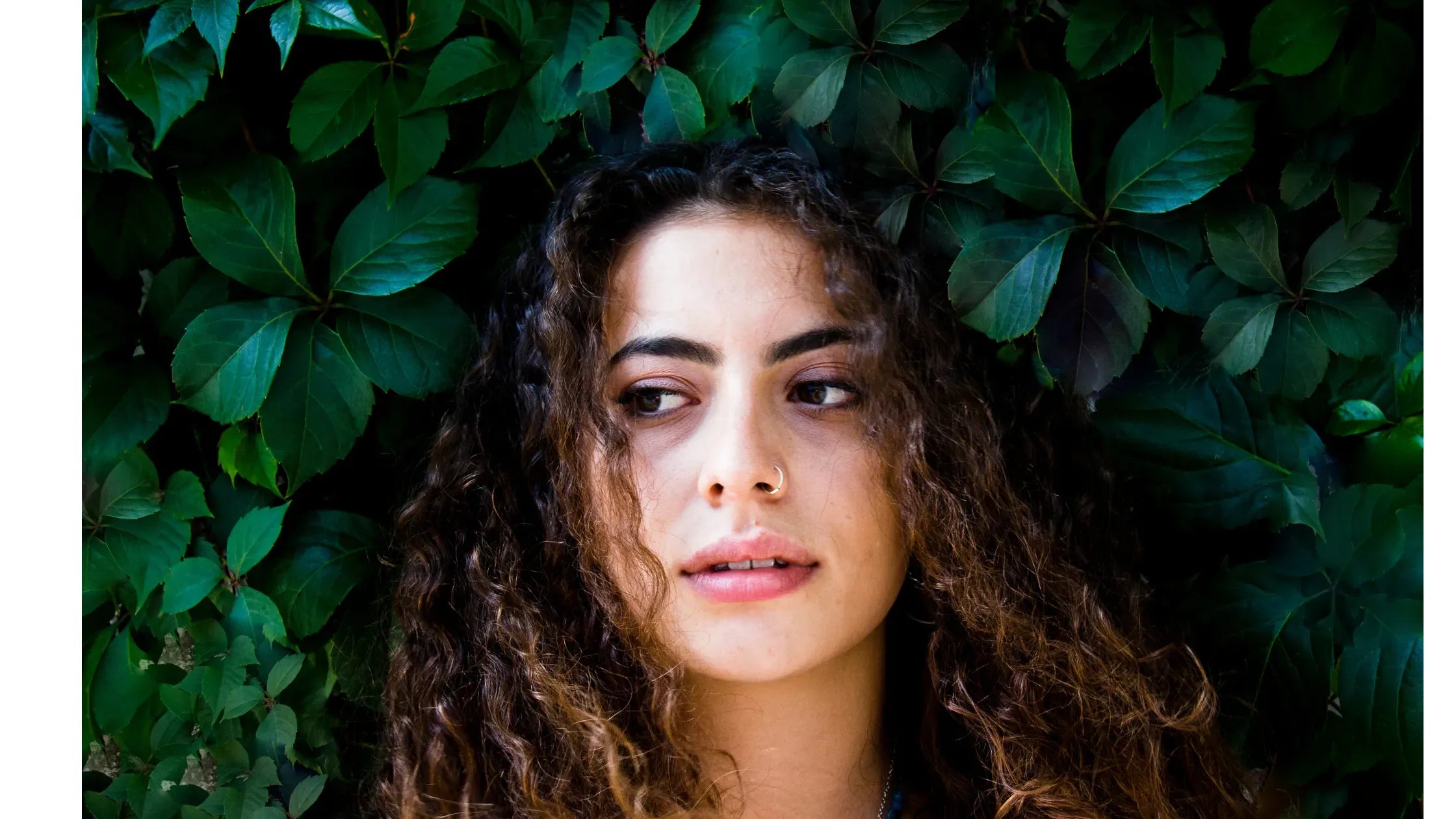 Close-up of an oily face with visible shine, illustrating causes and solutions for oily skin.