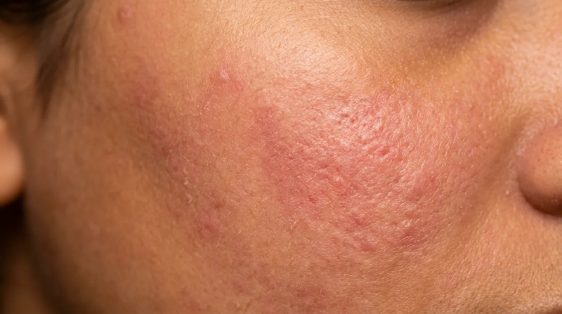 Skin that feels irritated or sensitive