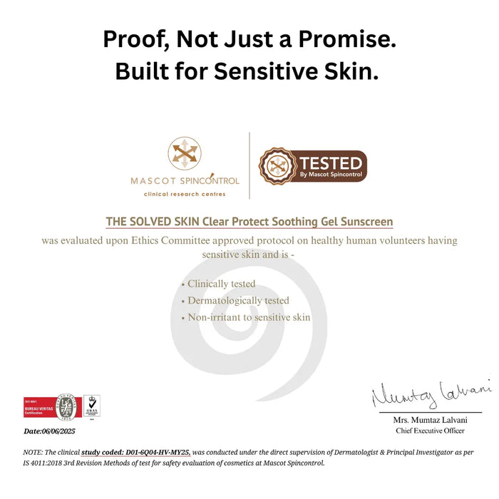 Clear Protect Gel Sunscreen
